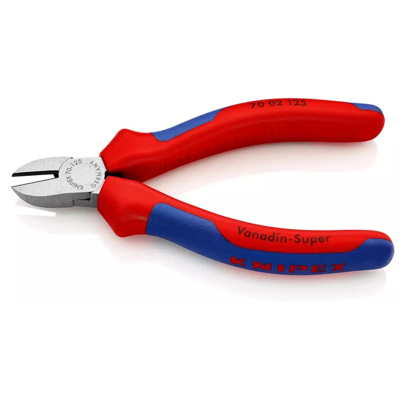 Бокорезы Knipex KN-7002125SB, 125 мм, фосфатированные, 2-комп ручки, SB