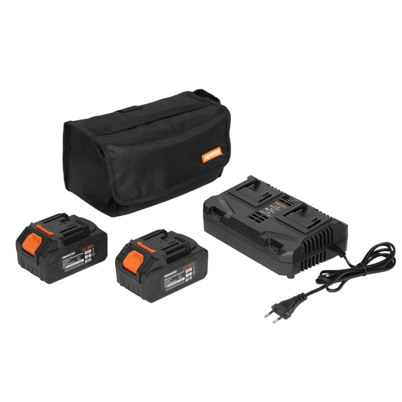 Снегоуборщик аккумуляторный Daewoo DAST 3042Li SET, бесщеточный двиг. 2x21 В , 30см, колеса, 2шт АКБ+ЗУ в Угличе