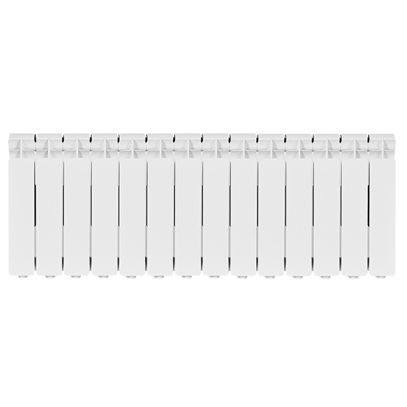 Радиатор алюминиевый Stout SRA-0110-035014 Bravo 350 RAL9010 14 секций боковое подключение 13442₽