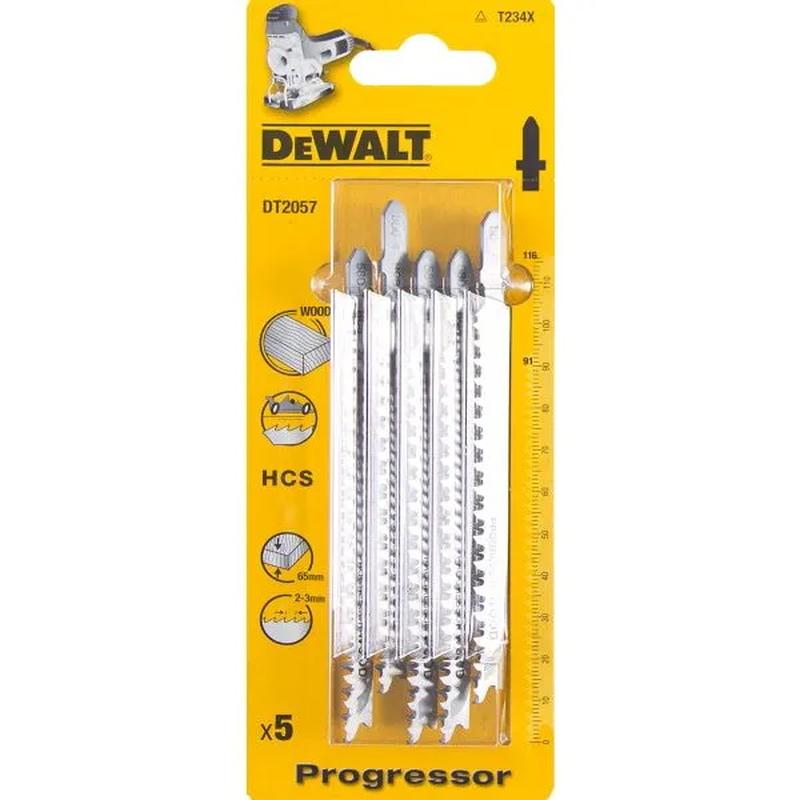 Пилки для лобзика DeWalt DT2057-QZ, HCS, 5 шт. во Владимире