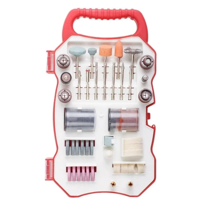 Набор аксессуаров для гравера Wortex MGK082U11911, 82 предмета в боксе (универсальный)