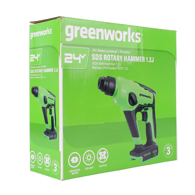 Аккумуляторный перфоратор Greenworks 3803107