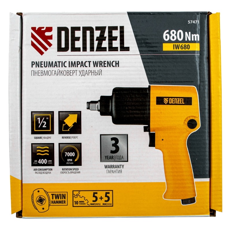 Ударный гайковерт Denzel IW680