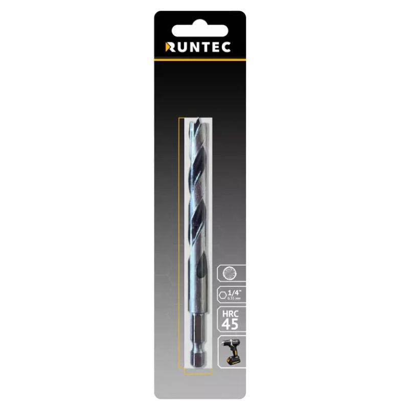 Сверло по дереву Runtec RT-DT10, HRC45, 10 x 132 мм, HEX 1/4" в Твери