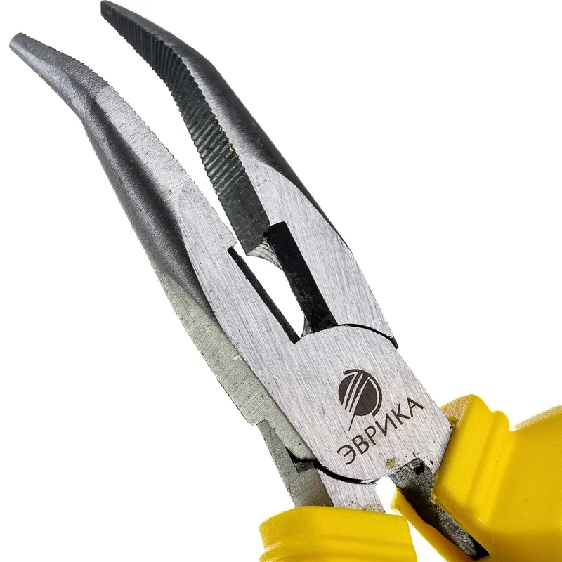 Тонкогубцы- утконосы Эврика ER-60066, изогнутые 6" в Туле