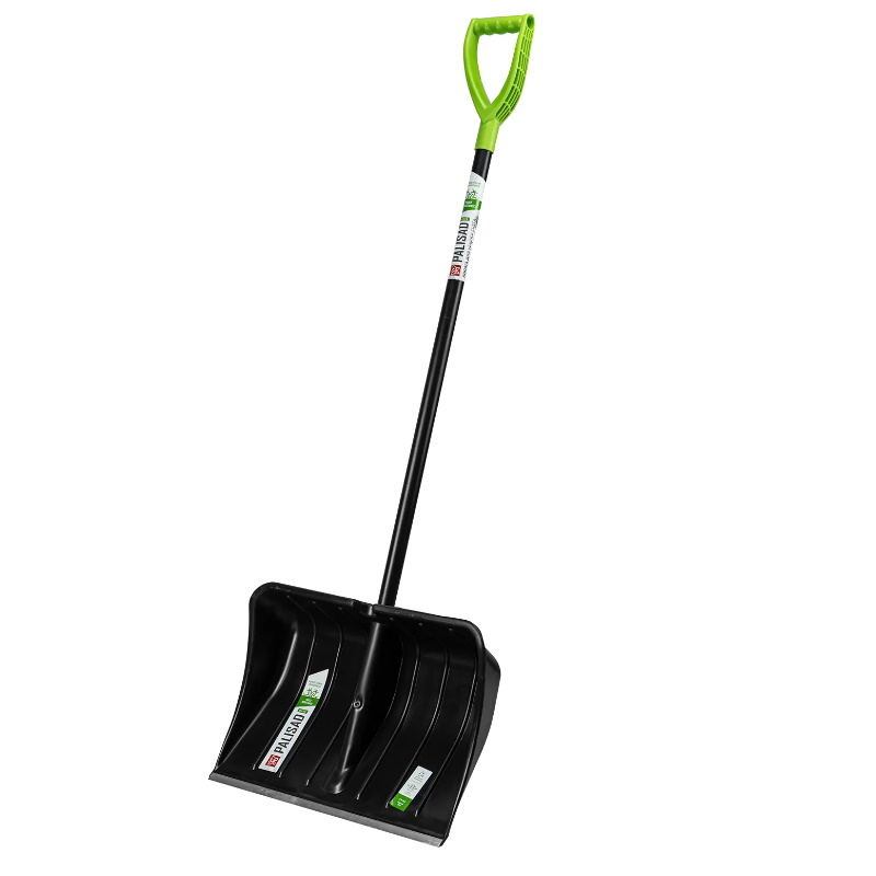 Лопата для уборки снега Palisad BASE 61493 полипропилен 535х375х1400 мм стальной черенок 1088₽