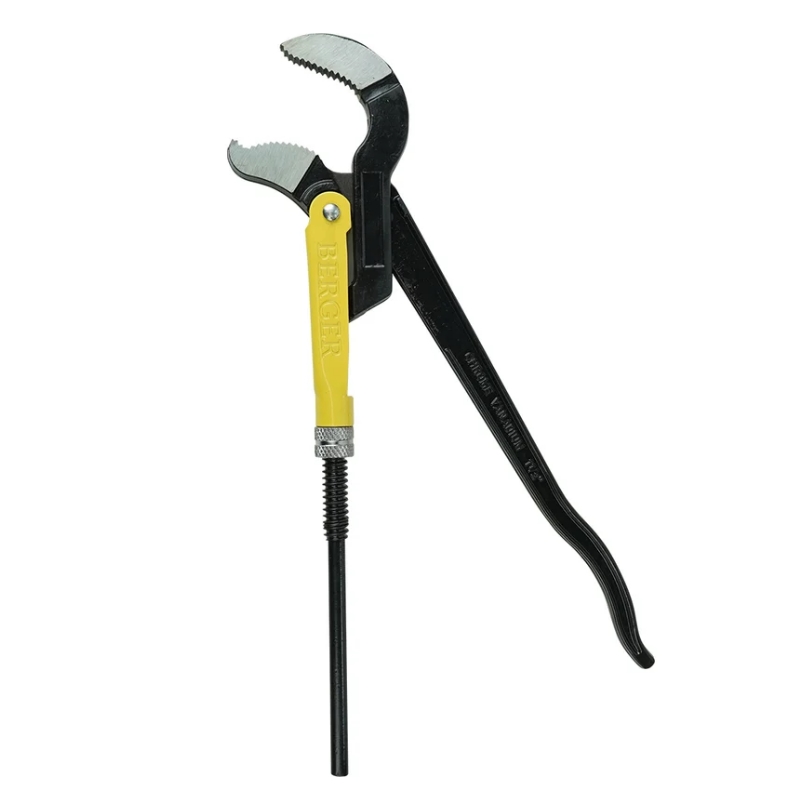 Трубный рычажный ключ Berger BG4007 1,5" (№2) тип S (изогнутые губки) в Твери