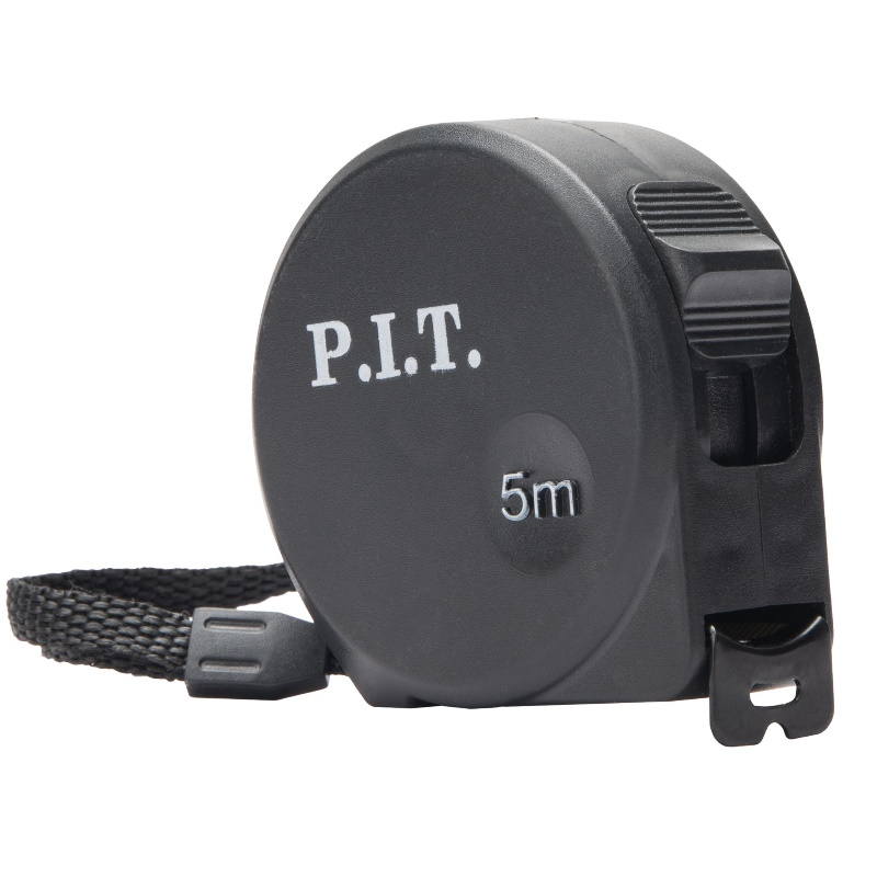 Рулетка с фиксатором P.I.T. CONTROL HTPM03-0525, 5мx25ммх0.03мм, 2 класс, мм/дюймы, ABS в Туле