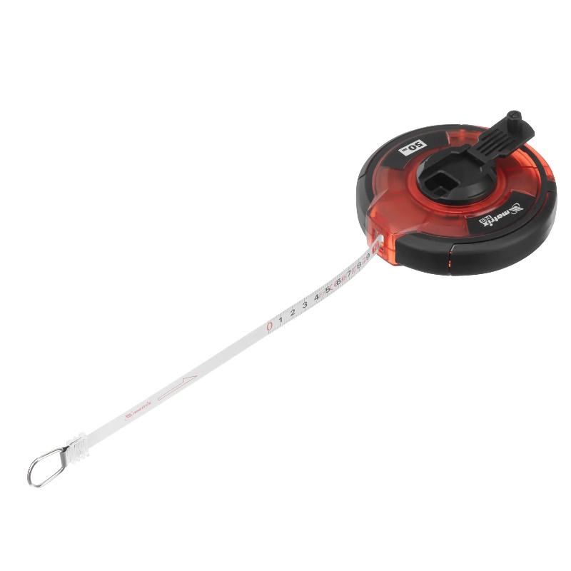 Рулетка геодезическая Matrix PRO 31282, 50 м х 12,5 мм, закрытый корпус, стальная лента, односторонняя шкала в Иваново