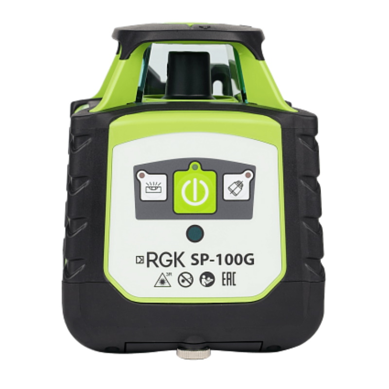 Ротационный нивелир Rgk SP-100G 751896 (зеленый луч/250м с приемником/±0,15 мм)  в Иваново