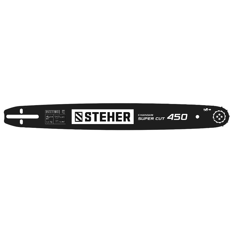 Шина для бензопил Steher 75202-45 type B, шаг 0.325″, паз 1.5 мм, 45 см в Муроме