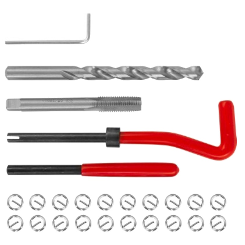 Набор для восстановления резьбы Thorvik TRIS8125 053174, M8x1.25, 25 предметов