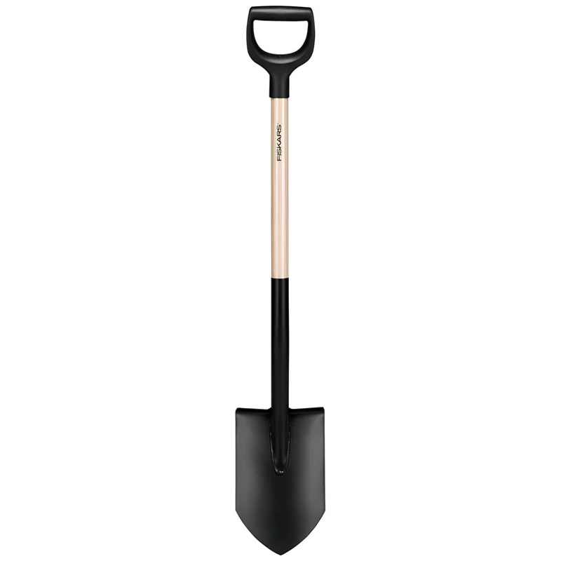 Лопата штыковая Fiskars Solid 1066721 с деревянным черенком