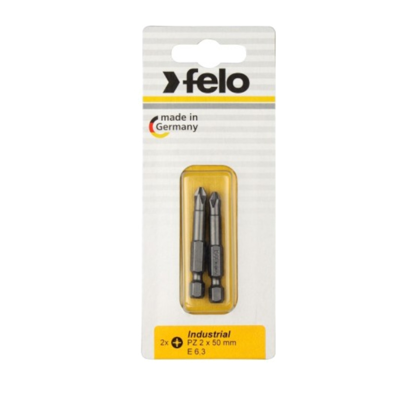 Бита крестовая Felo Industrial 03102536, PZ 2X50, 2 шт., в блистере (Германия) в Переславле