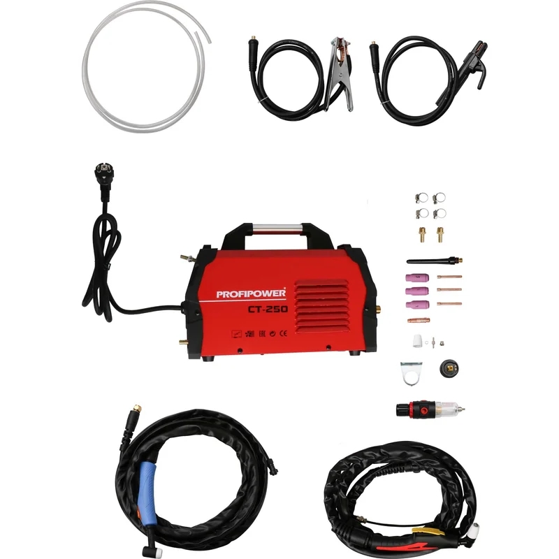 Инвертор плазменной резки ProfiPower CT-250 E0299, 3B1 MMA+CUT+TIG (10-40A, толщина реза, 1-14 мм) в Ярославле