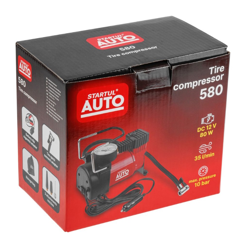 Компрессор автомобильный Startul AUTO 580 SG1701