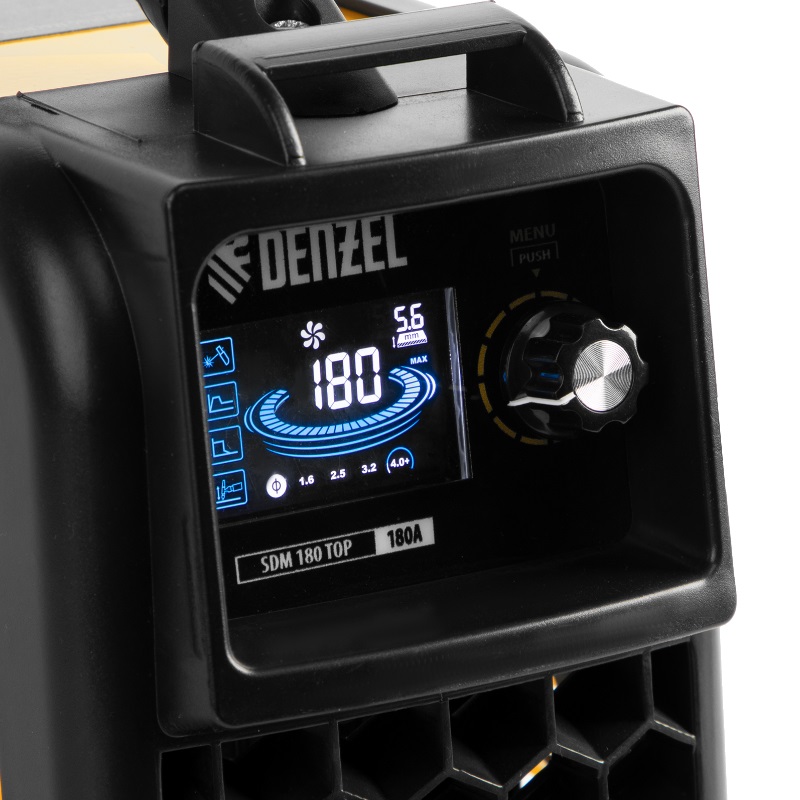 Аппарат инверторной дуговой сварки Denzel SDM-180 Top TIG 94355