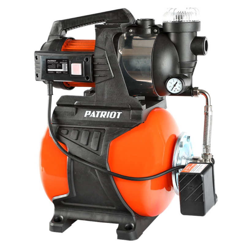 Насосная станция Patriot PW 1200-24 ST 315302629 насосная часть - пластик нержавеющая сталь мощность 1200 Вт 13717₽