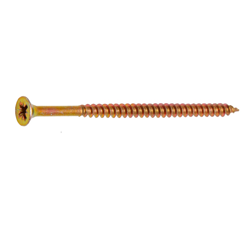 Шуруп универсальный Starfix SMV2-35460-5, 5.0х80 мм желтый цинк (5 кг)
