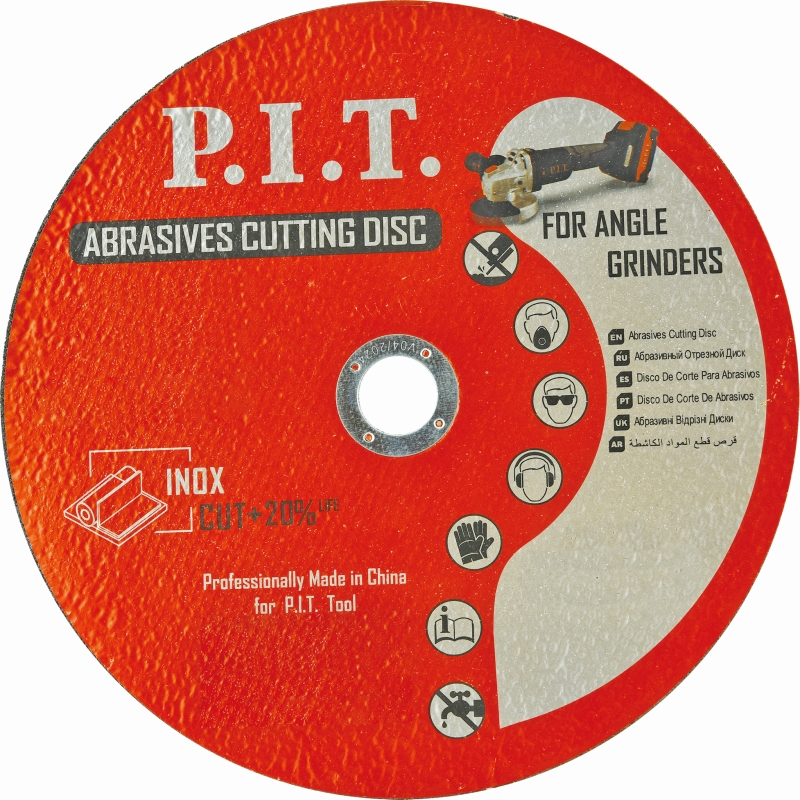 Диск отрезной по металлу PIT ACTW01-2303 230x222x25 мм 5 шт в уп 974₽