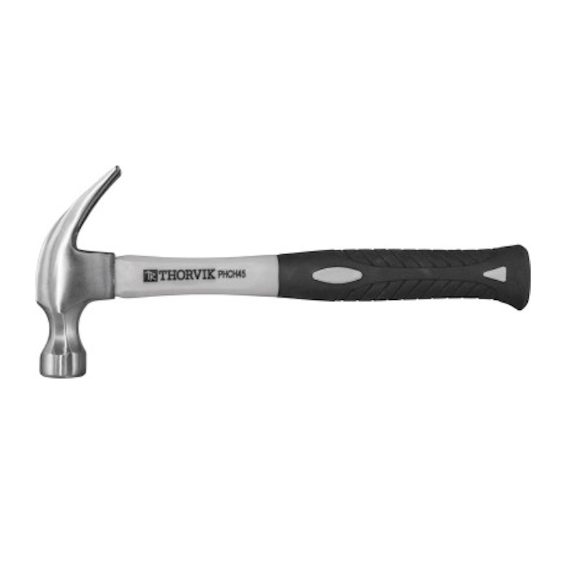 Молоток столярный Thorvik PHCH45 052228, с фиберглассовой рукояткой, 450 гр. в Иваново