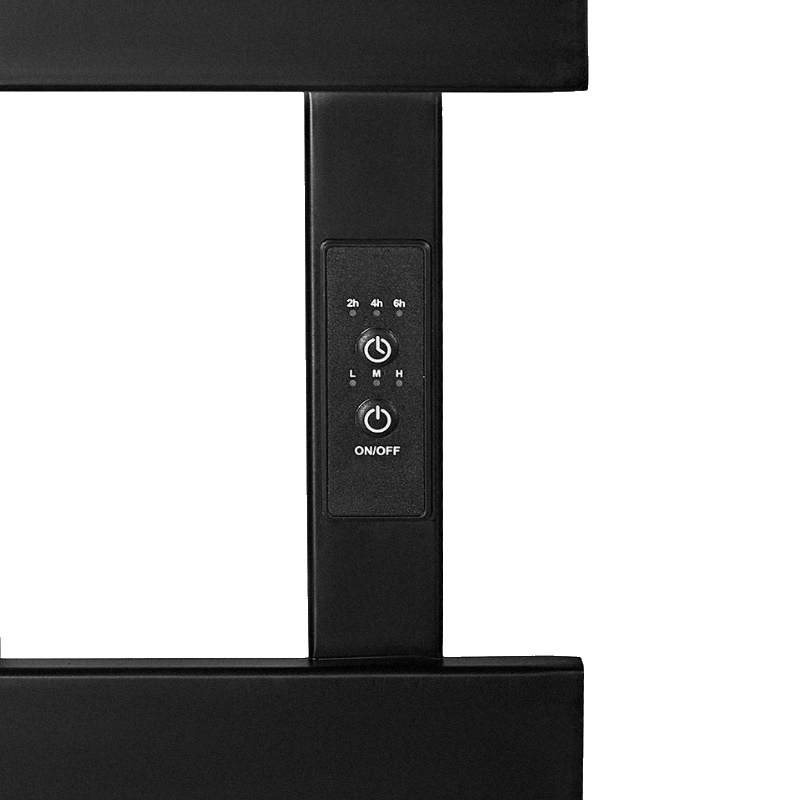 Полотенцесушитель электрический Stout SHQ-N2QQ-010050 NEOSOUL quadro, 100*50, черный матовый в Иваново