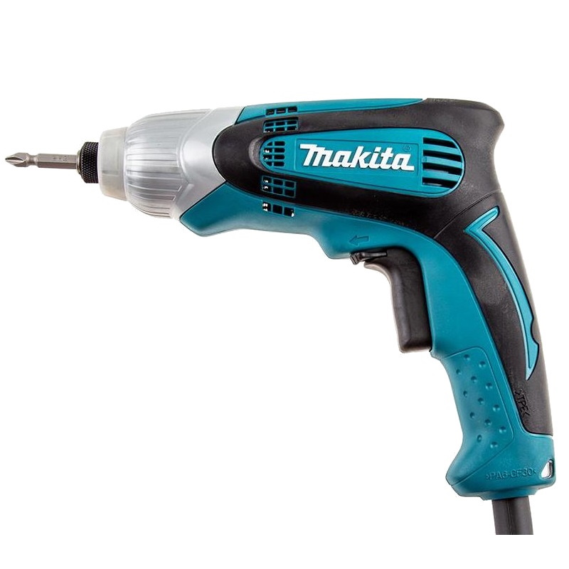 Сетевой ударный винтоверт Makita TD0100 (крутящий момент 100 нм, макс 3200 ударов/мин, бытовой, мощность 230 вт) в Туле