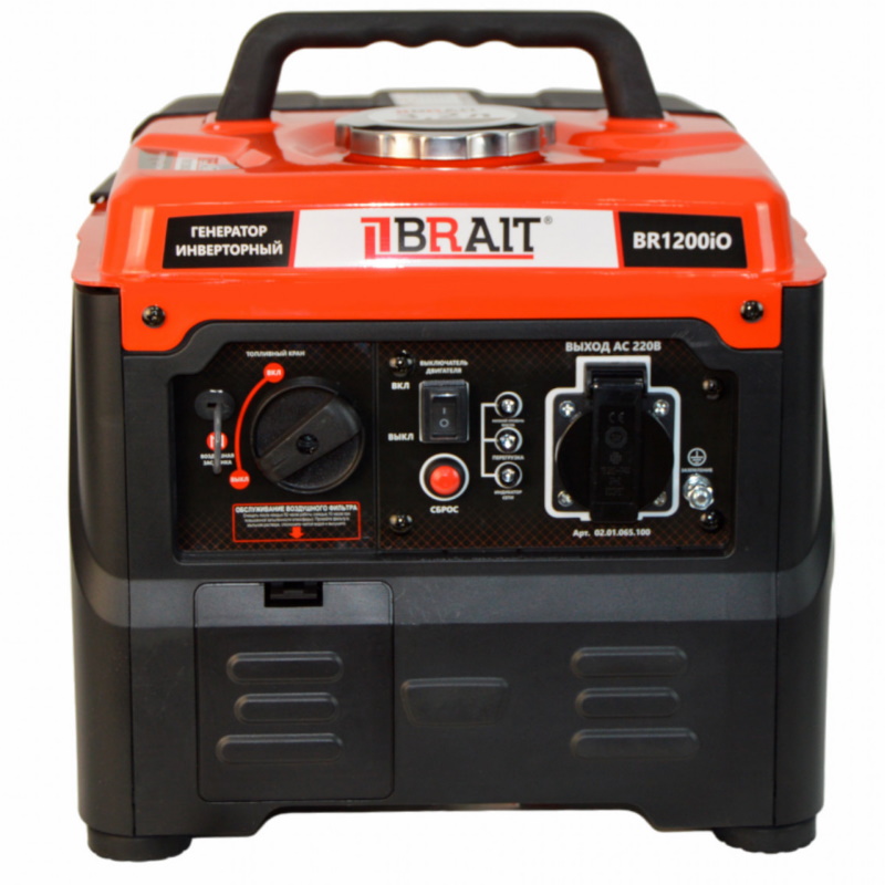 Инверторный генератор Brait BR1200iO, 02.01.065.100