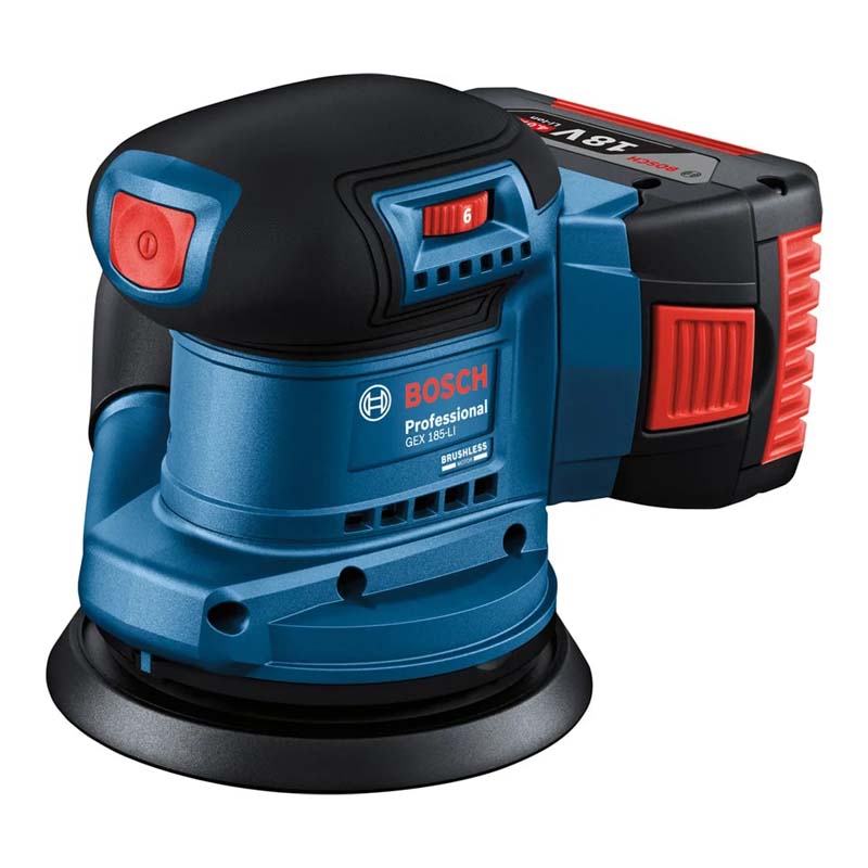 Эксцентриковая шлифмашина Bosch GEX 185-LI, 06013A5021 (1x4.0 Ач.) во Владимире