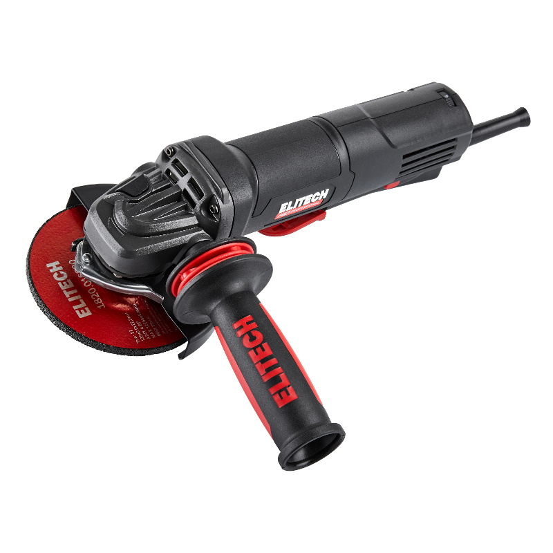 Угловая шлифмашина (болгарка) Elitech HD 205371 E2213.049.00, 125 мм, 1200 Вт, плавный пуск, регулировка оборотов в Угличе