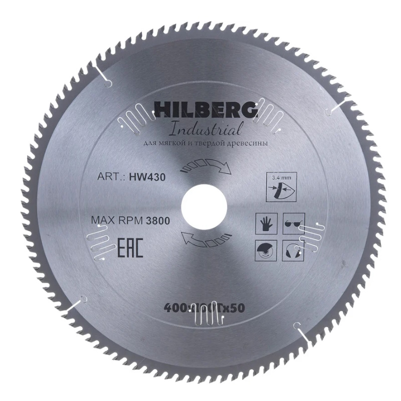 Диск пильный Hilberg Industrial HW430 дерево 40050100Т 8370₽