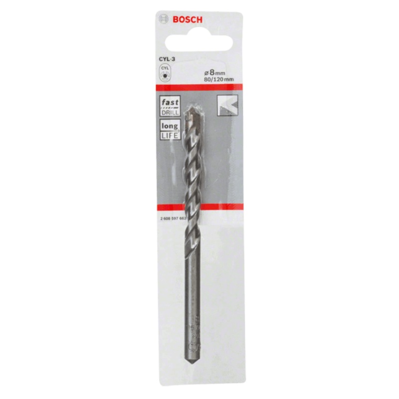 Сверло по бетону Bosch SILVER PERCUSSION 2.608.597.663, 8x120 мм в Кинешме