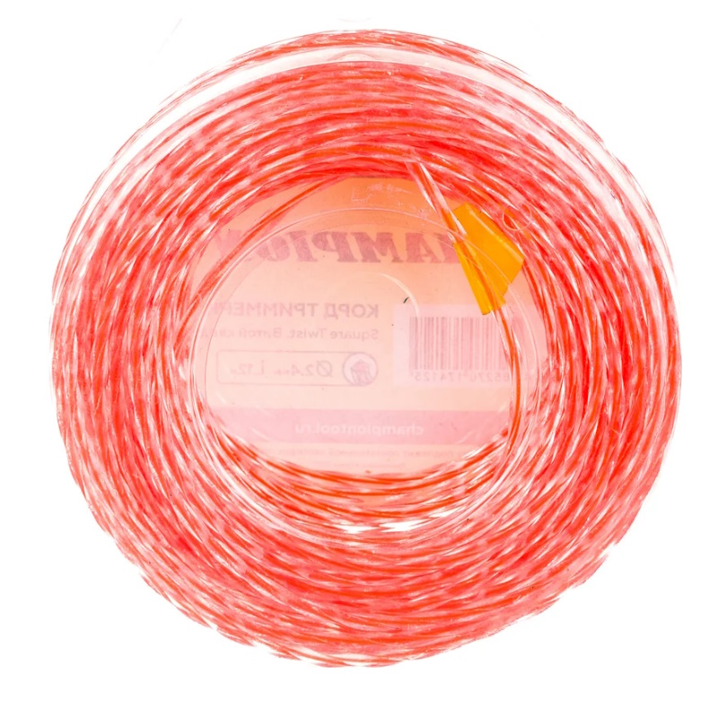 Корд триммерный Champion Square Twist DUO C5057, 2.4мм*12м, витой квадрат