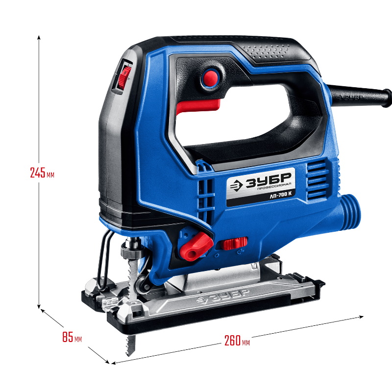 Лобзик электрический Зубр ЛП-700 К (700 Вт, 90 мм, кейс)