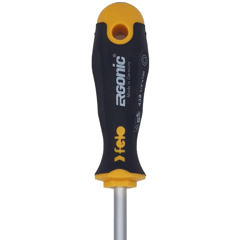 Отвертка Felo Ergonic 43812540, с насадкой под биты 1/4" (Германия) в Ярославле