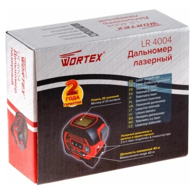 Дальномер лазерный Wortex LR 4004 0323134, в коробке в Костроме