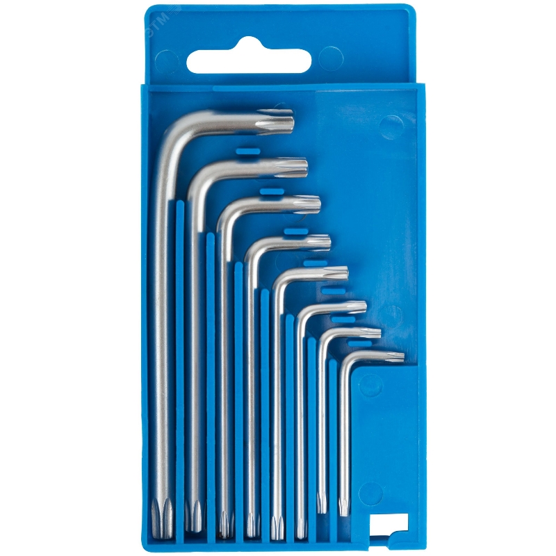 Ключи TORX Курс 64010 8 шт Т9-Т40 в коробочке 398₽