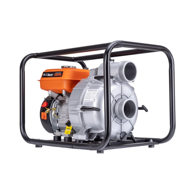Мотопомпа бензиновая FoxWeld 1350T80 8637, для грязной воды в Угличе