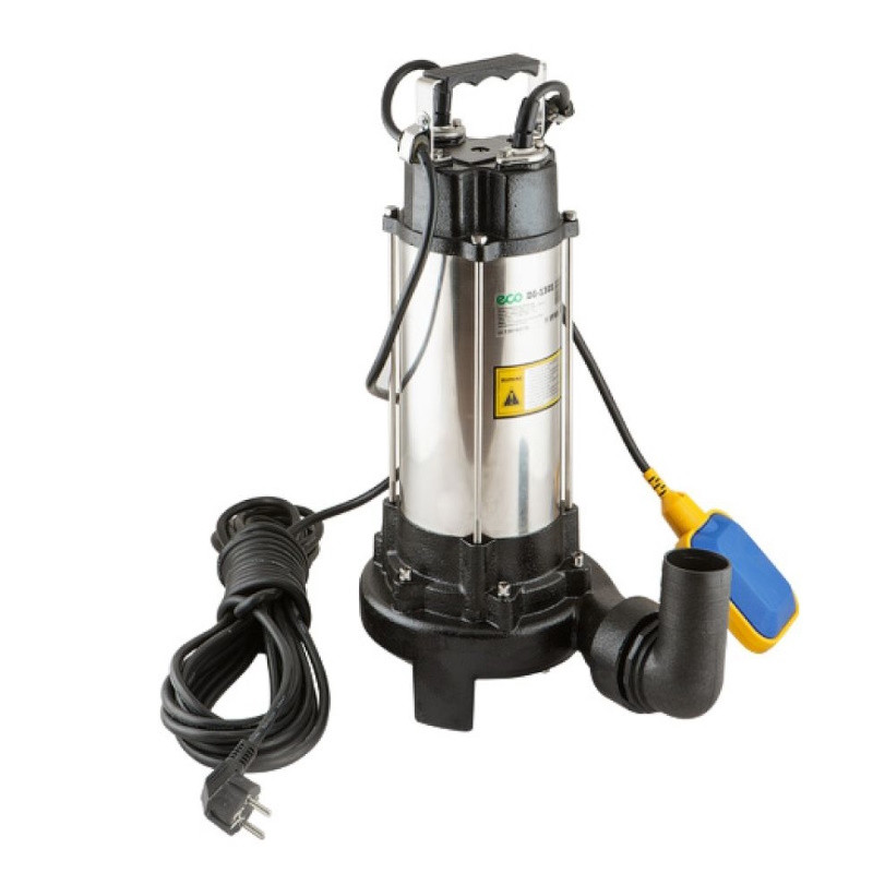 Насос погружной для грязной воды Eсо DI-1301 нержавеющая сталь 1300 Вт 23000 лч до 12 м 16611₽