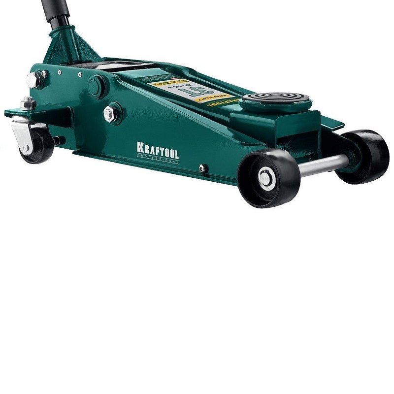 Домкрат подкатной Kraftool Kraft-Lift 43450-3, с быстрым подъемом для СТО, 3 т, 130 - 465 мм в Муроме