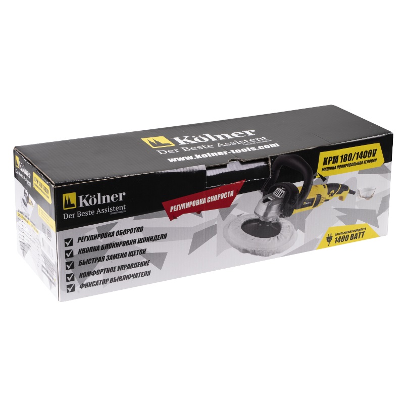 Угловая полировальная машина Kolner KPM 180/1400V в Переславле