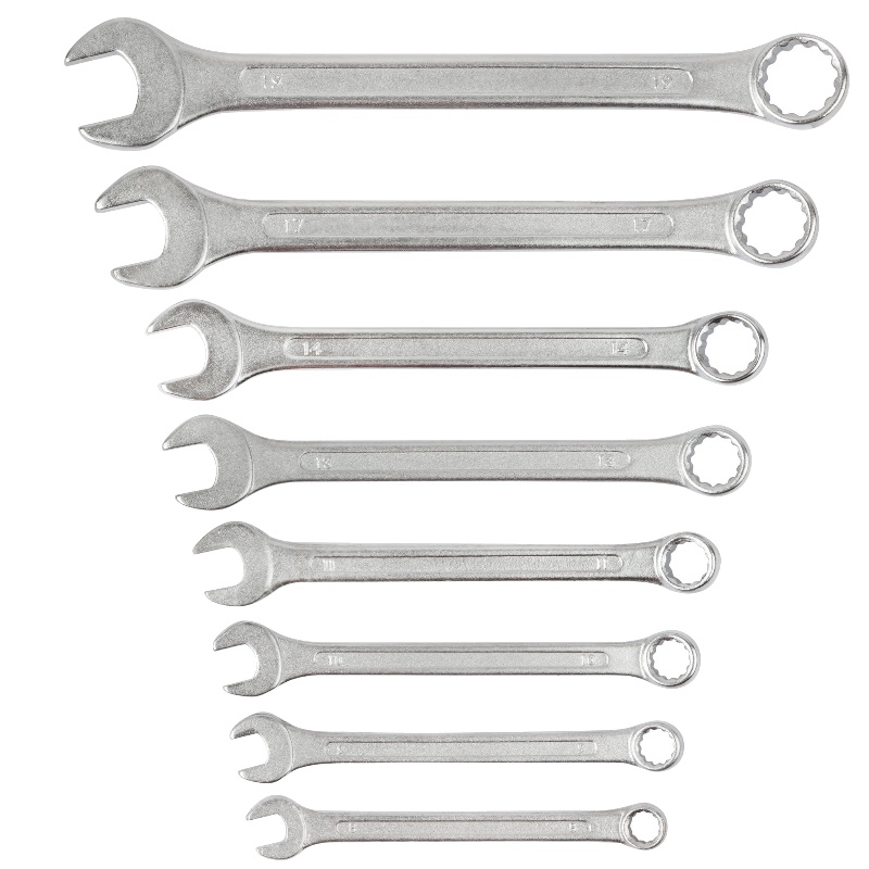 Ключи комбинированные в пластиковом держателе Fit Хард 63424 набор 8 шт 8-19 мм 1345₽