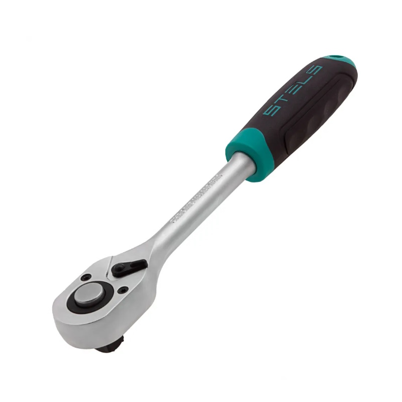 Ключ-трещотка Stels 14027, 1/2", 72 зуба, с быстрым сбросом, CrV  в Угличе