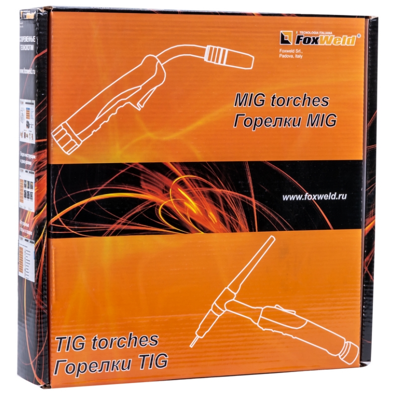 Горелка FoxWeld UnoTIG-17 4567, 4м (разъем М16, с кнопкой, пр-во /КНР) в Вологде