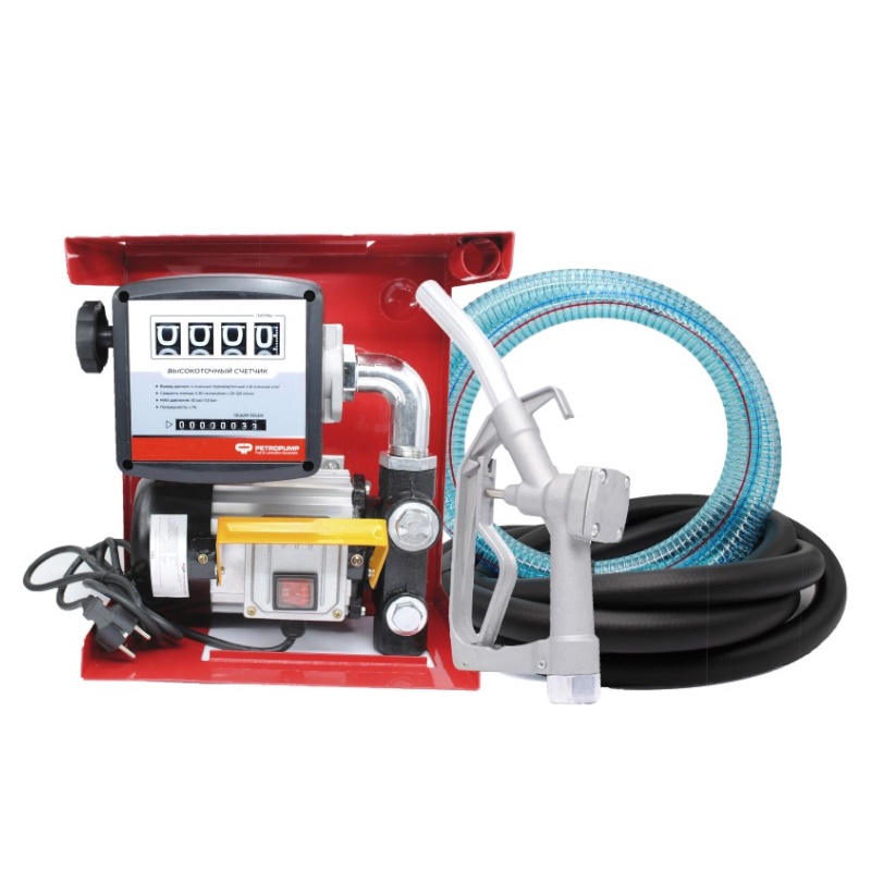 Перекачивающая станция Petropump ACFD 60 PP320002, для ДТ 230В, механичсекий счетчик, механический пистолет, 60 л/мин в Переславле