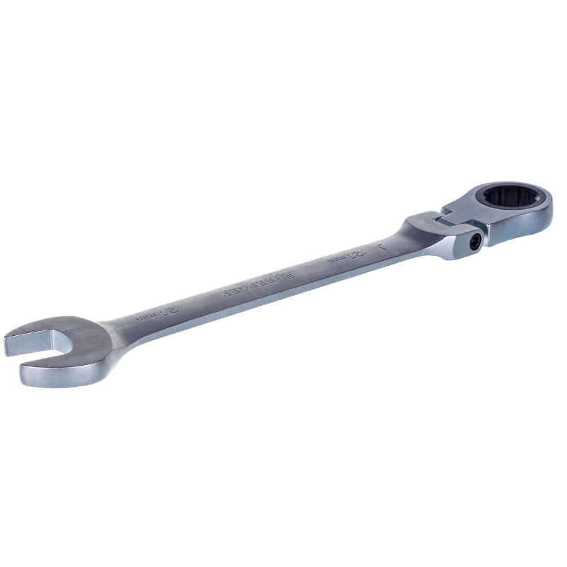 Комбинированный ключ с трещоткой и шарниром Berger BG1256 27 мм 2337₽