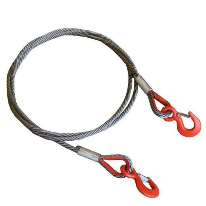 Буксир канатный TOR БТК 1045383, 30,0 т, 4,0 м, опрессовка, канат 24 мм, (крюк-крюк) в Туле