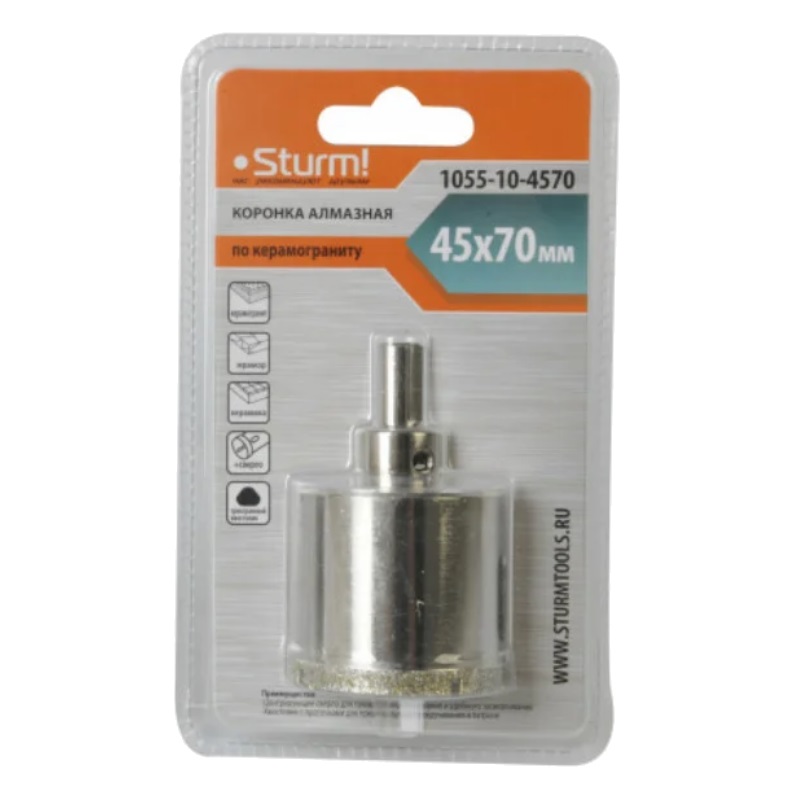 Коронка алмазная Sturm 1055-10-4570 в Ярославле
