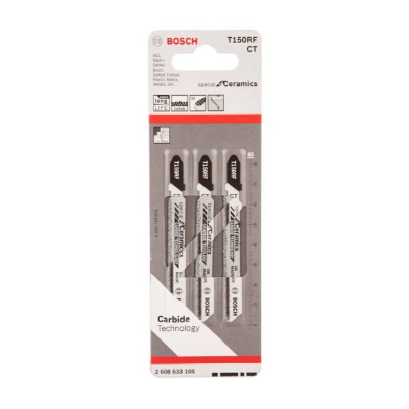 Пилки для лобзика Bosch T 150 RIFF, HM 2.608.633.105 (3 шт.) в Туле