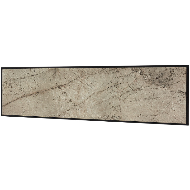 Отопительная панель Stout GREY STONE SCT SCT-00GB-012030, 120*30, серый гранит/черный корпус в Иваново